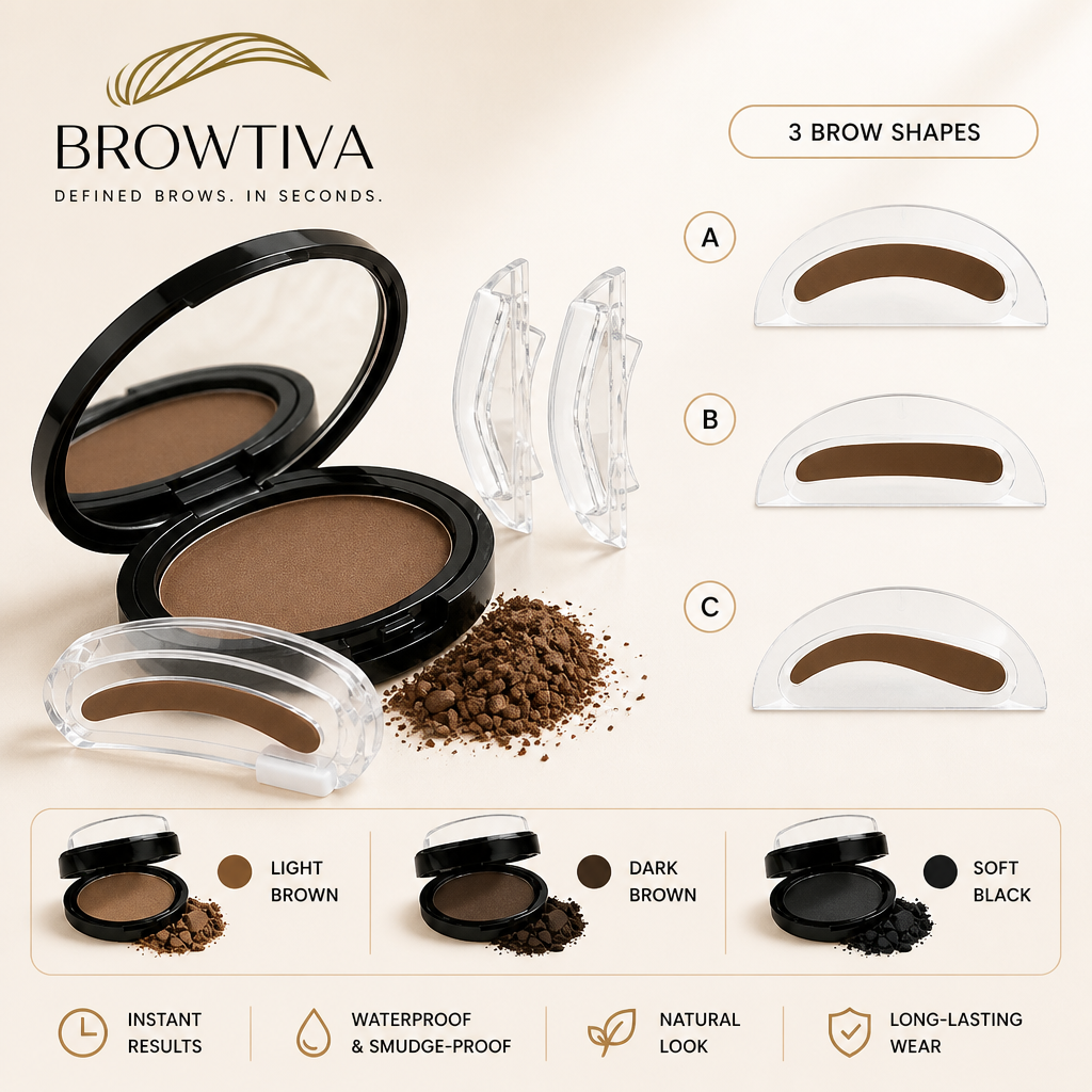 BROWTIVA™ – Perfect Eyebrows in 5 Seconds
