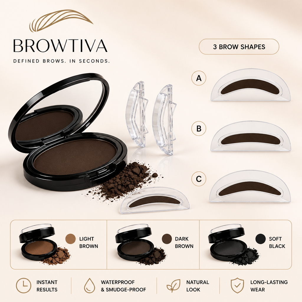 BROWTIVA™ – Perfect Eyebrows in 5 Seconds