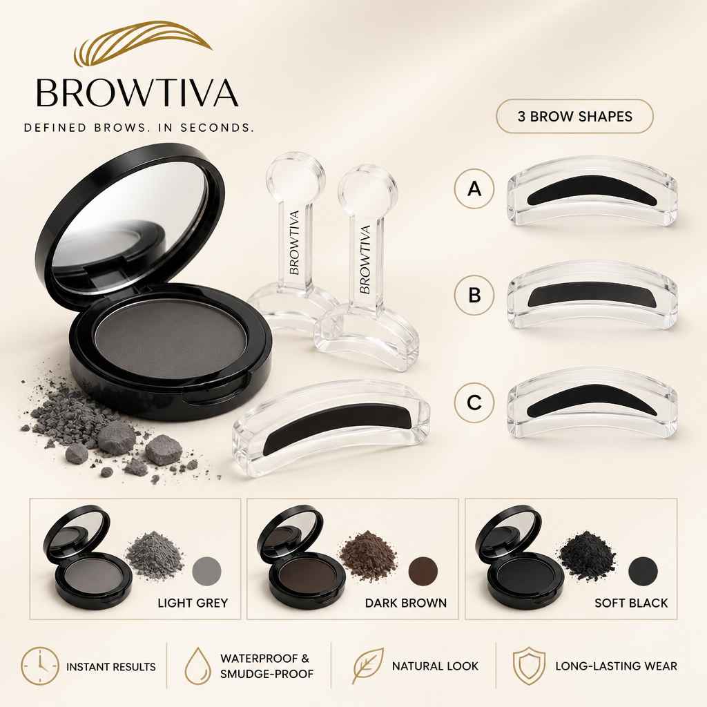 BROWTIVA™ – Perfect Eyebrows in 5 Seconds